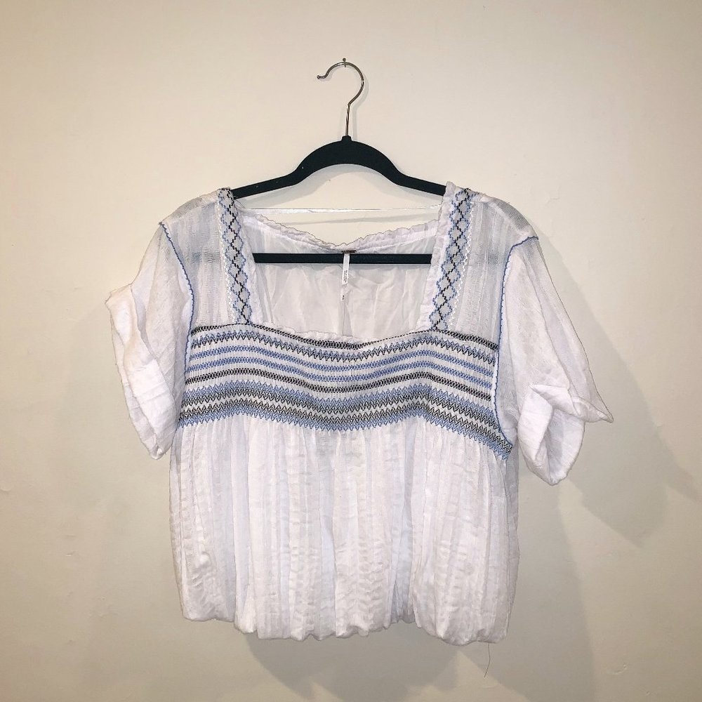 Free People Double-Layered Cropped Top